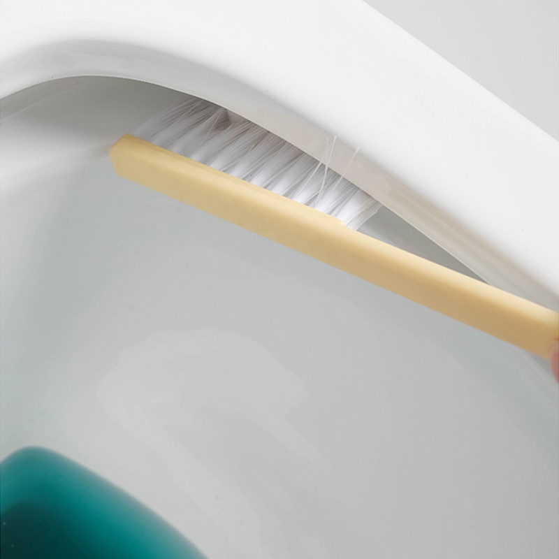 Berus Toilet Multi Fungsi Berus Toilet Silikon 3 in 1 Alat Pembersihan Toilet Dengan Kontainer