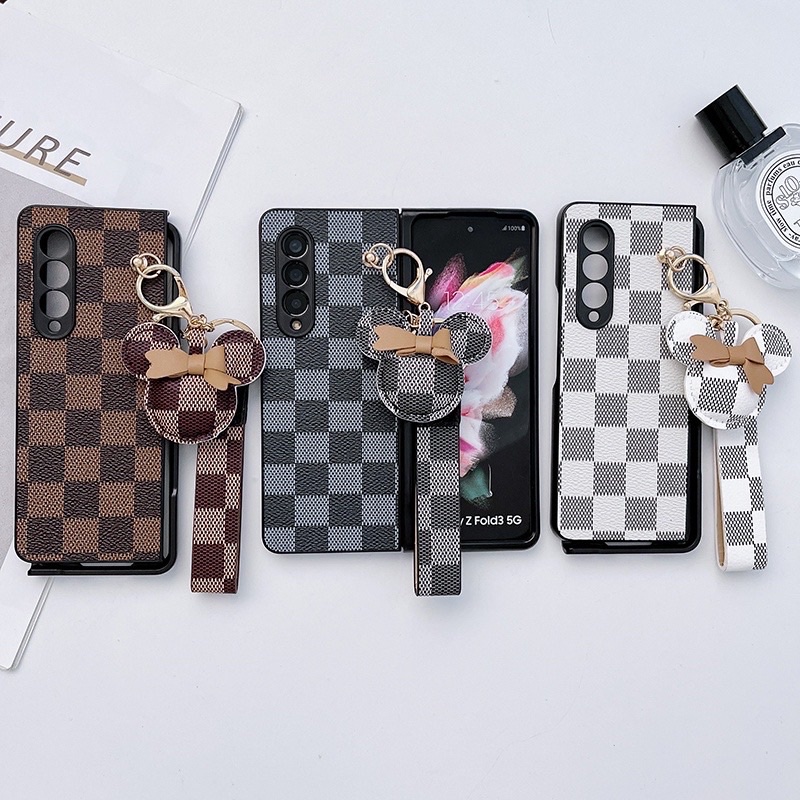 Case lv samsung z gold 6 z fold 3 z fold 4 z fold 5 fold5 chain lv damier gantungan lv