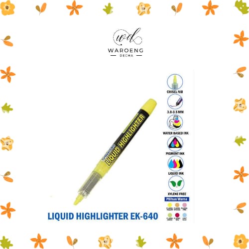 

ARTLINE Spidol Highlighter Liquid Marker EK-640