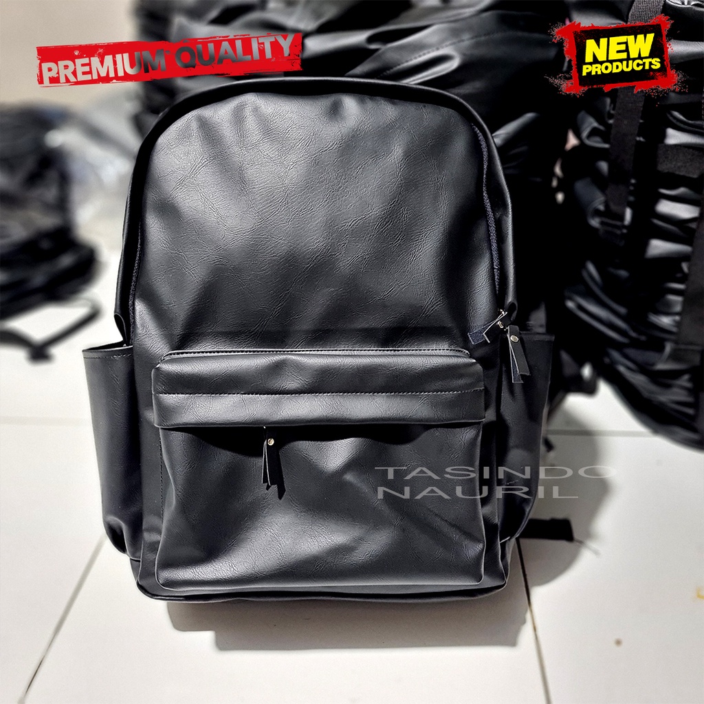 TASINDO-Tas Ransel Kulit Wanita Backpack - Tas Gendong Wanita Daypck