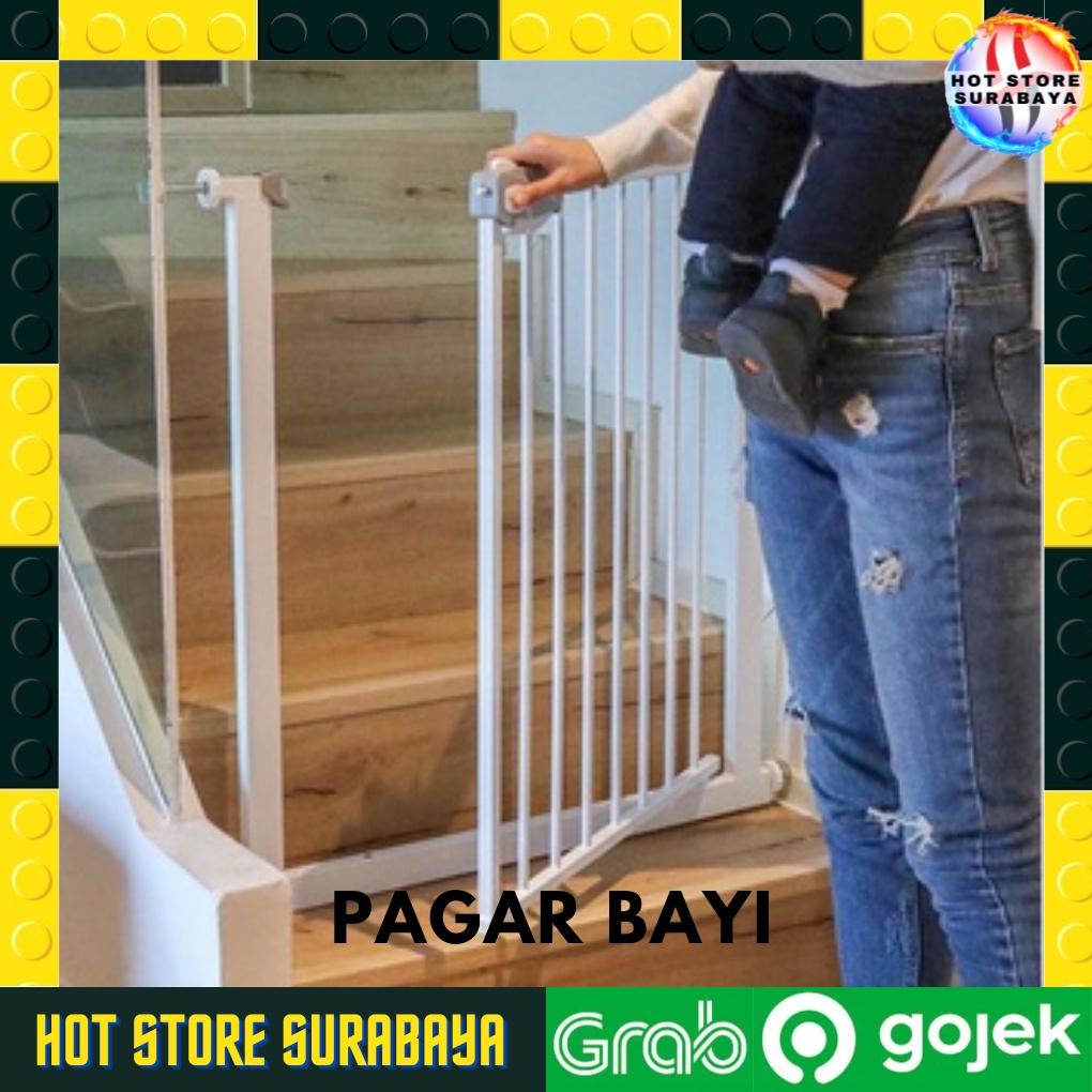 BABY SAFETY GATE / Pintu Pagar Pengaman Bayi HIGH QUALITY ORIGINAL 74-84