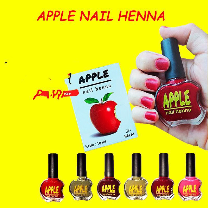 Apple nail henna sah untuk sholat halal untuk sholat