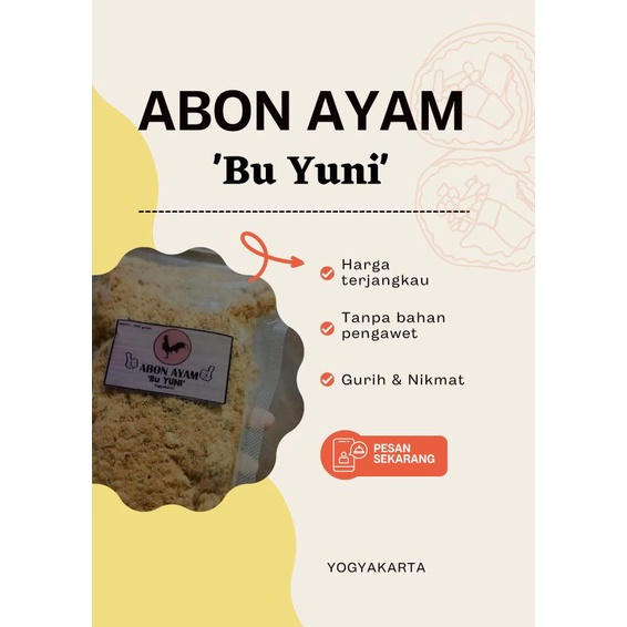

Abon Ayam 'Bu Yuni'