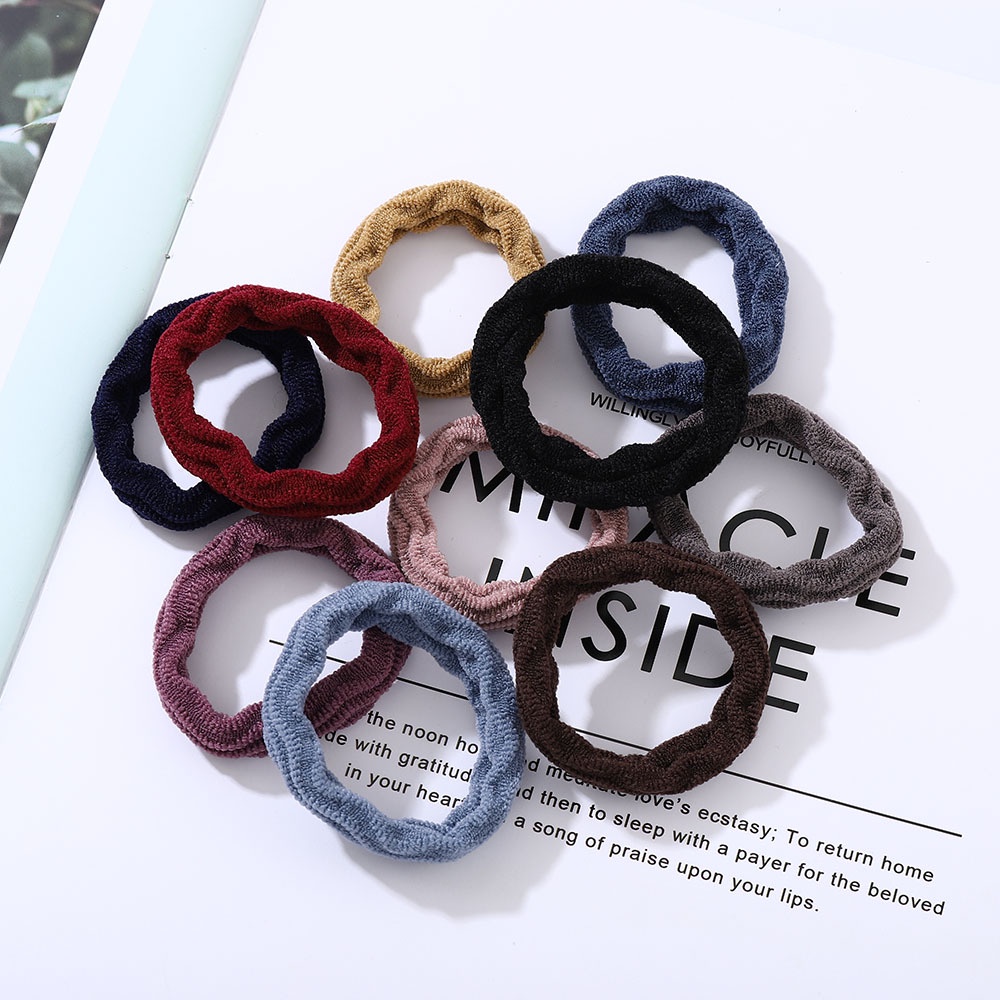 Ikat Rambut Elastis Wanita Isi 20 PCS No Box Fashion Wanita Korea MALLSHOPPING