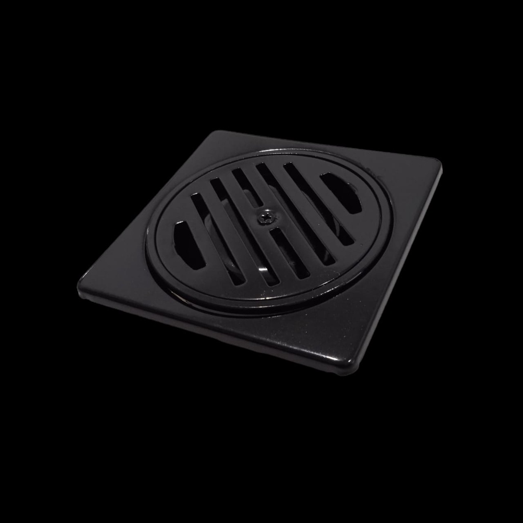 floor drain / saringan got stainless hitam black