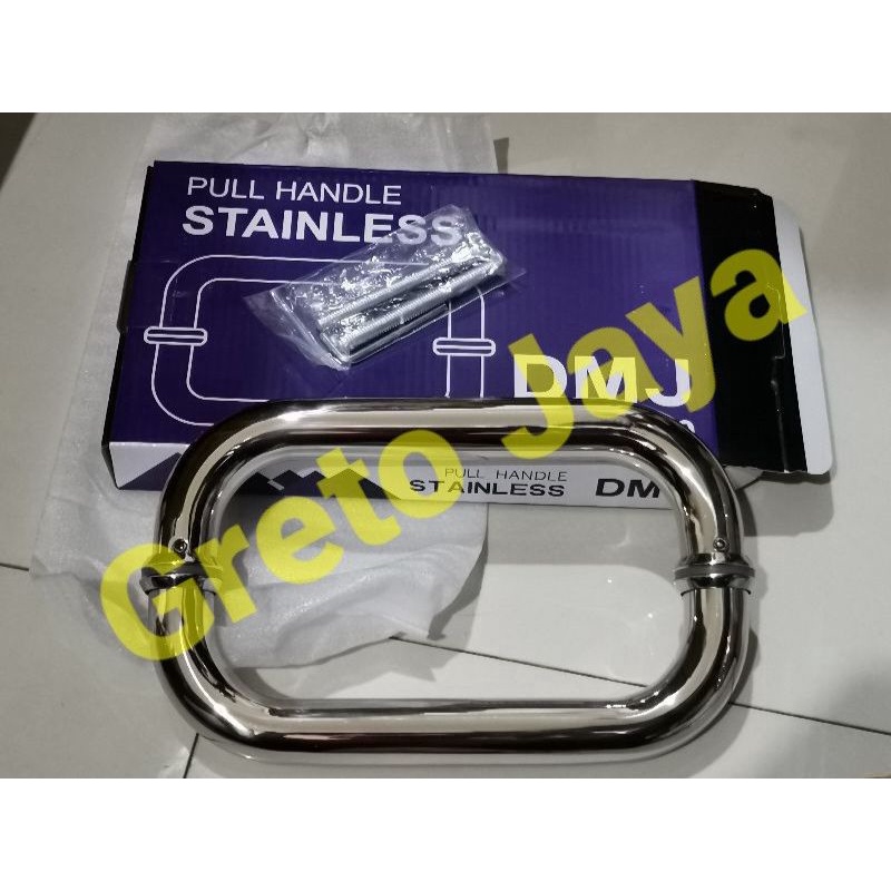 ( 20cm ) Pull Handle C Handel Pegangan Tarikan Pintu Kaca Panjang AS 20 cm Gagang Door Pipa Bulat Bu