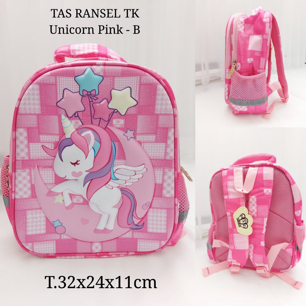 Tas Ransel Anak Perempuan TK Unicorn Kualitas Premium