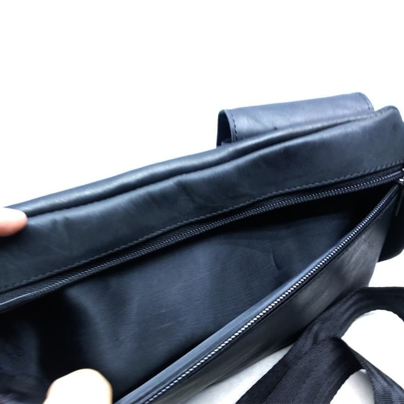 sling bag Pria Kulit asli /tas Priakulit asli bahan kulit sapi Premium