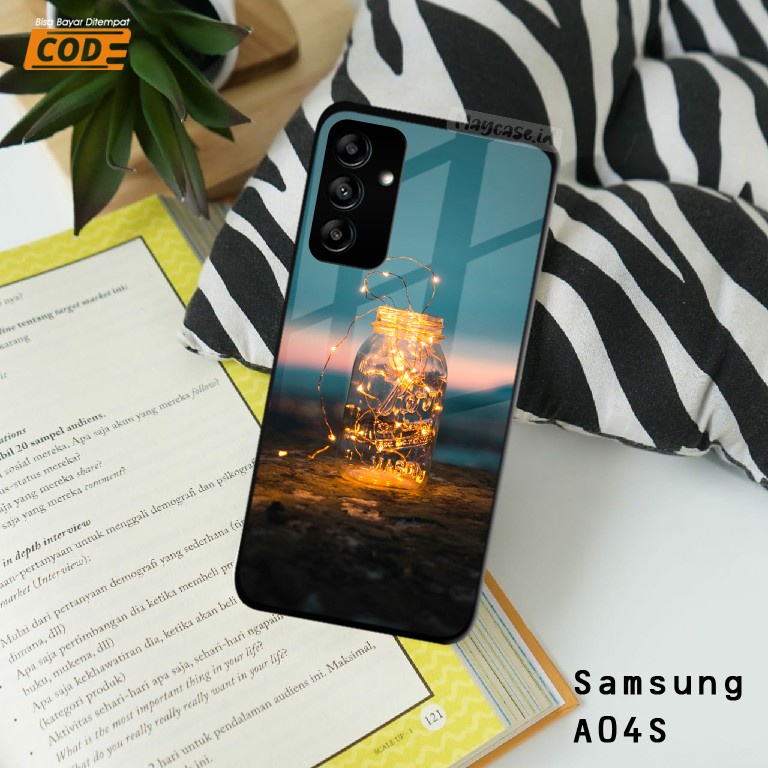 [G188] Softcase Glass Samsung A04S - Softcase Mirror Samsung A04S - Softcase Kaca  - Softcase Glass 