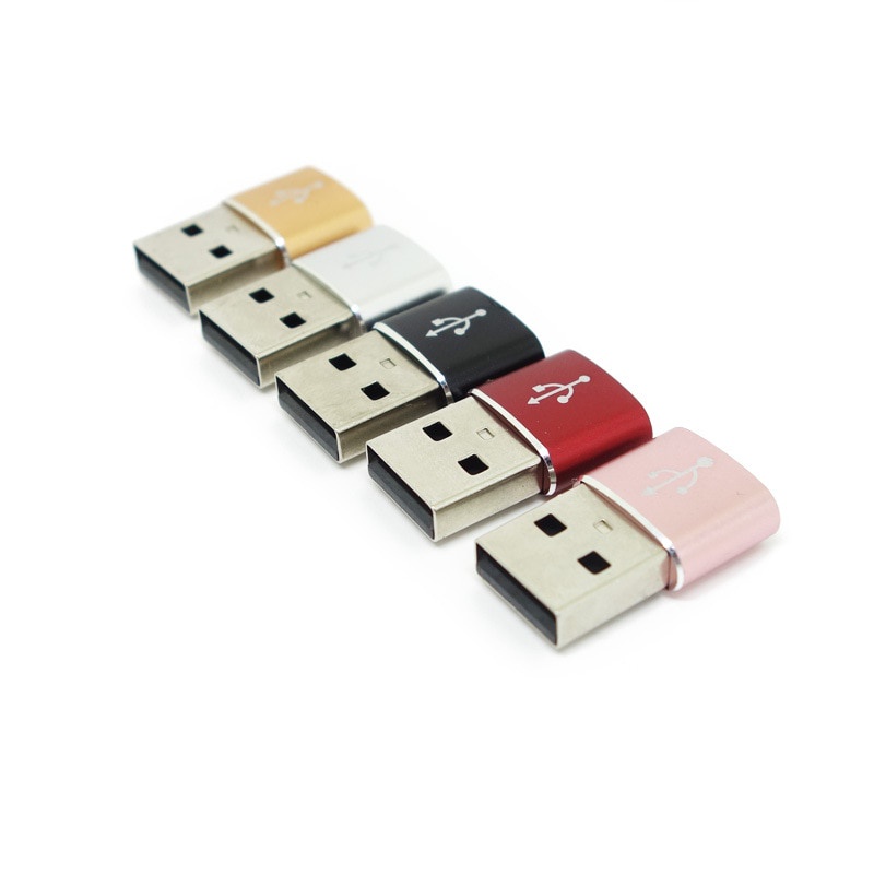 Adapter Converter USB OTG Male Ke Tipe-C Female Untuk Handphone / PC
