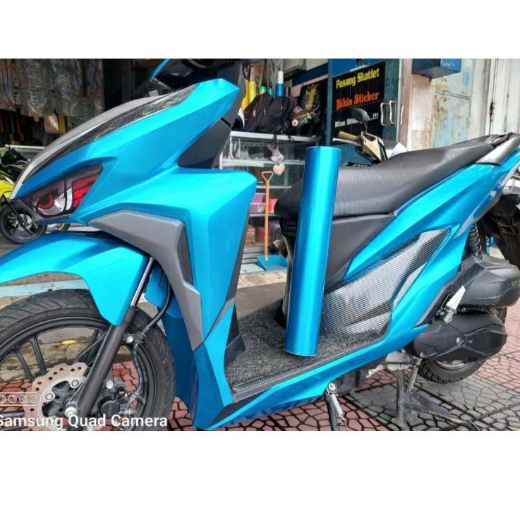 Stiker Sticker Skotlet Metalik Doff Biru Muda Matt Chrome Biru Muda Satin Biru Muda Dop [TNN.18Oc22ᴴ