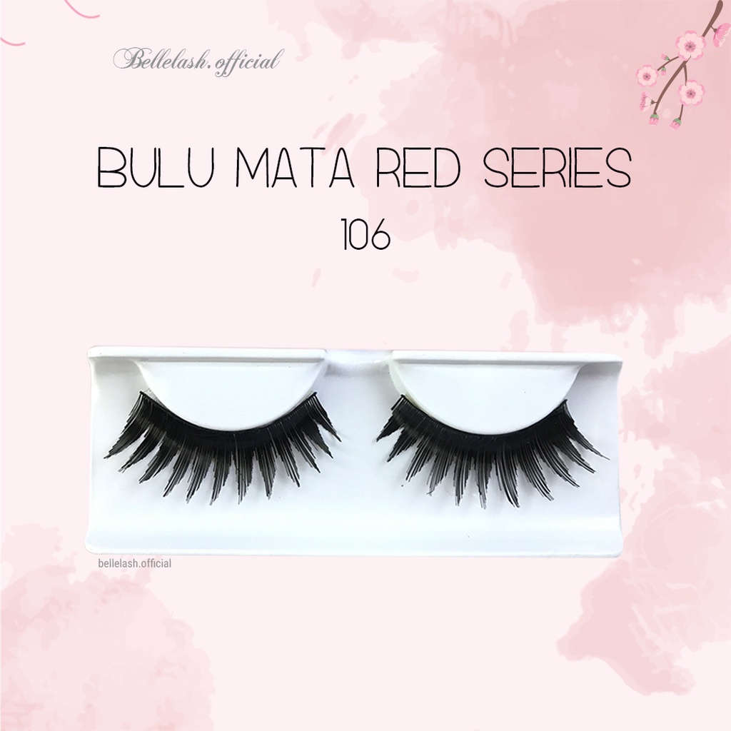 106 Bulu Mata Palsu Handmade Natural False Eyelash Eye Lashes