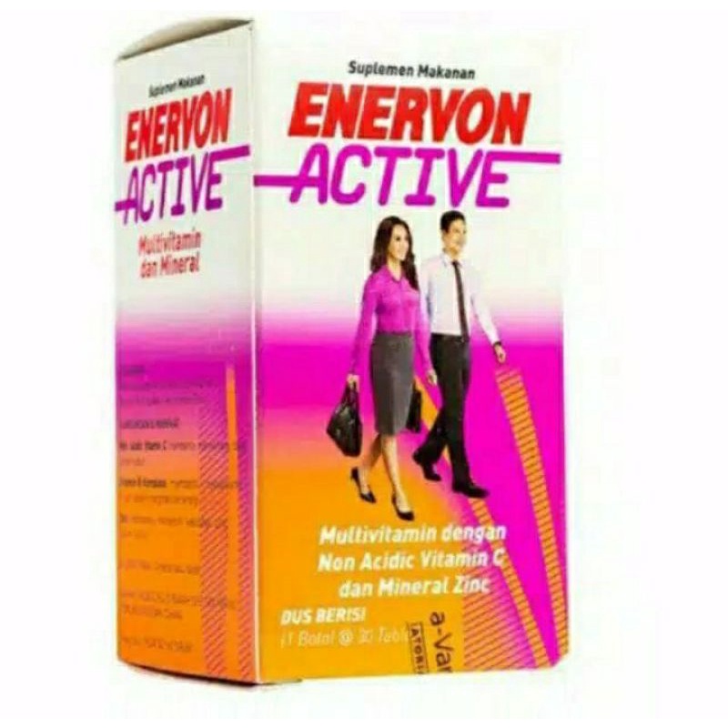 Enervon active @30 kapsul/vitamin c