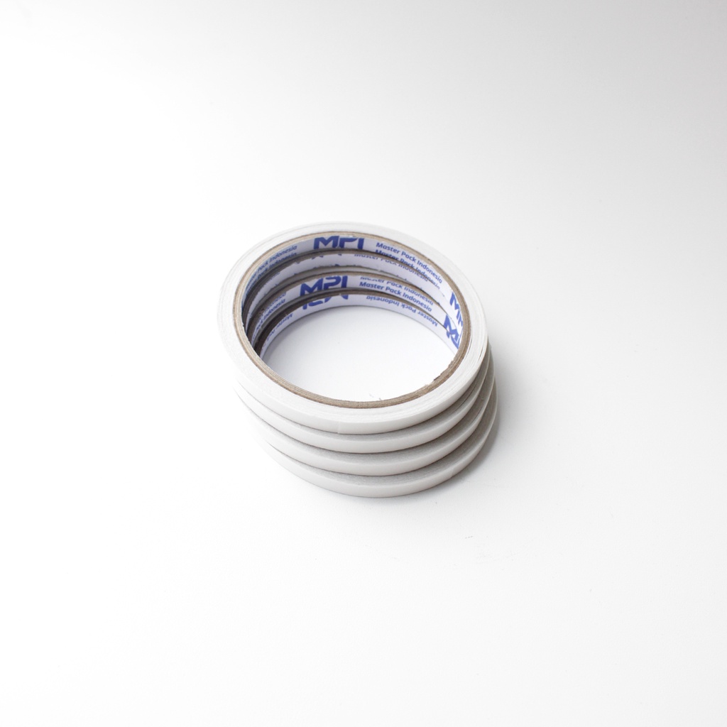 

Double Tape 6 mm - Double Tape Kertas 6 mm Master Pack Indonesia