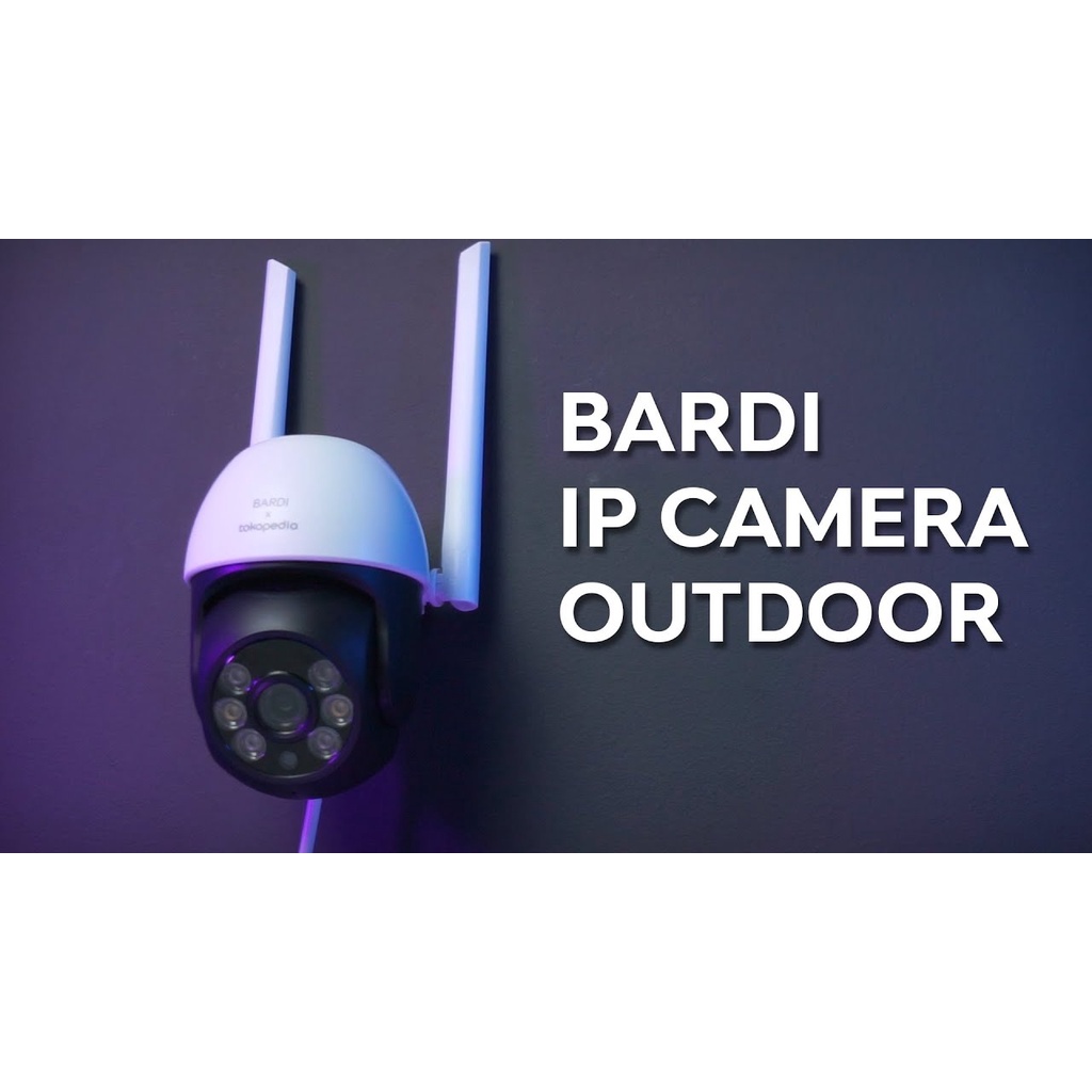 CCTV BARDI IP Camera Outdoor PTZ TPD 310⁰ tilt 140⁰ CCTV SMartHome Outdoor Bisa Putar Acome PTZ 3MP 1296p FHD