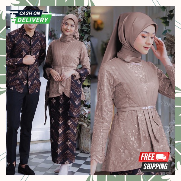 Baju Engagement Cople Buju Lamaran Import Setelan Kebaya Kopel Stelan Kabaya Kondangan Bj Tunangan K