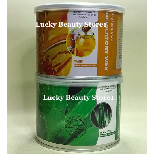 400gr PROFESIONAL DEPILATORY WAX LEM WAXING PERONTOK PENGHILANG BULU RAMBUT TANGAN KAKI BIKINI SUGAR HEATER