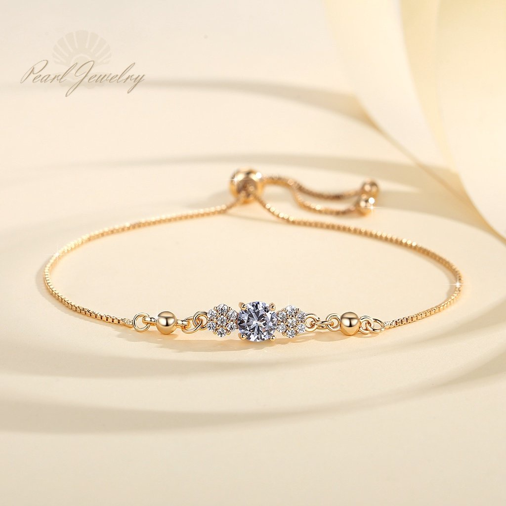 Y740 [COD✔]Gelang Serut Berlian Fashion Wanita Gelang Rantai Titanium Wanita Impor