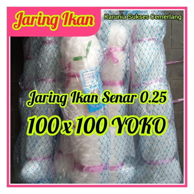 Jaring Ikan Senar 0.25 - 100X100 Yoko / Jaring Senar Murah