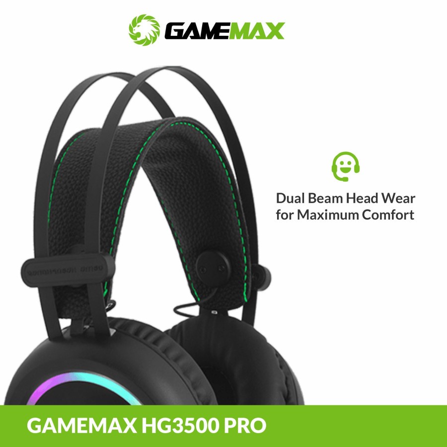 Gamemax HG3500 Pro USB 7.1 RGB Gaming Headset