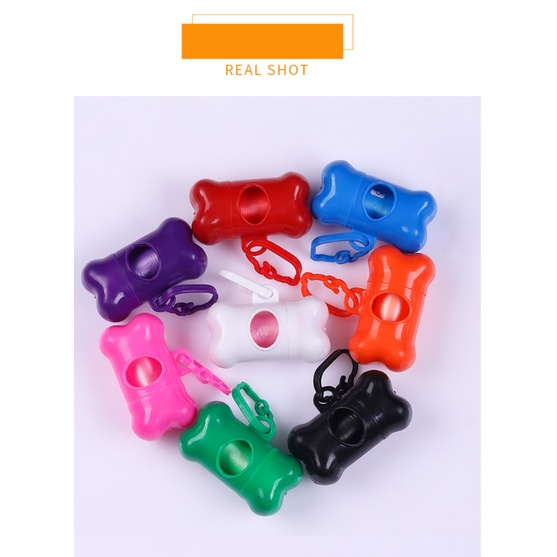 ❤ IJN ❤ Paket Poop Bag Dispenser Gantungan Tempat Kantong Sampah Wadah Gantungan Poop Bag