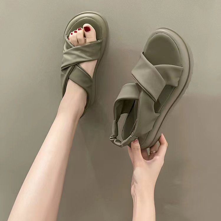 Sepatu Sandal Wedges NS A2026 Gofashion Sepatu Fashion Import Termurah Sandal Wanita Termurah