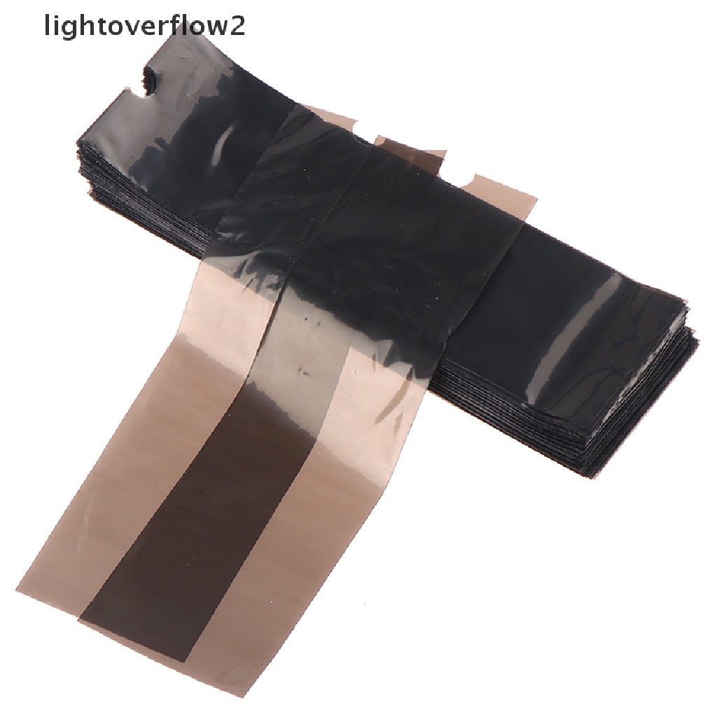 (lightoverflow2) 200pcs / Kotak Kantong Cover Mesin Tato Sekali Pakai Warna Hitam