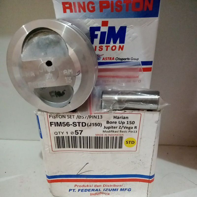 Piston Kit Jupitet Z FIM56 Std 57mm Pin 13mm