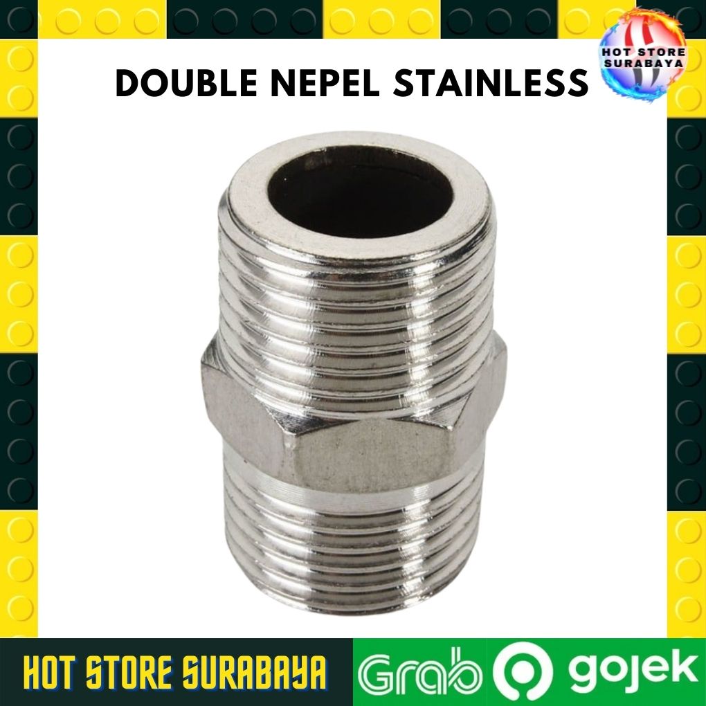 Double nepel 1/2x1/2 stenlees / double nepel stenlees 1/2x1/2 PREMIUM ORIGINAL