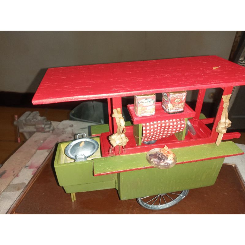 Miniatur Gerobak Ketoprak 1:12