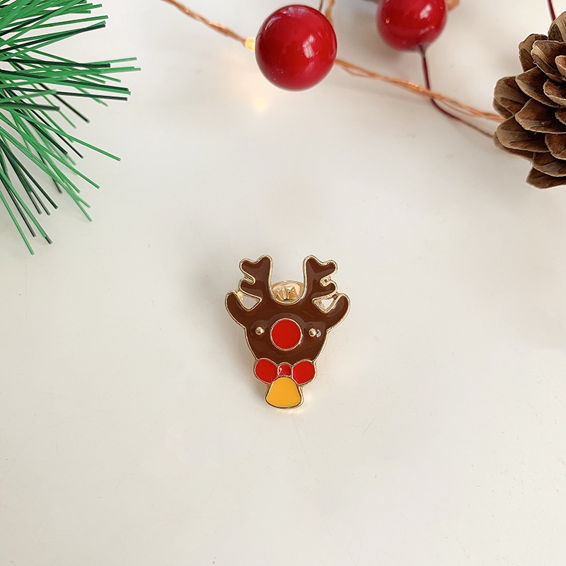 Pin Bros Motif Kartun Natal Gaya Jepang Untuk Dekorasi Pakaian 2022