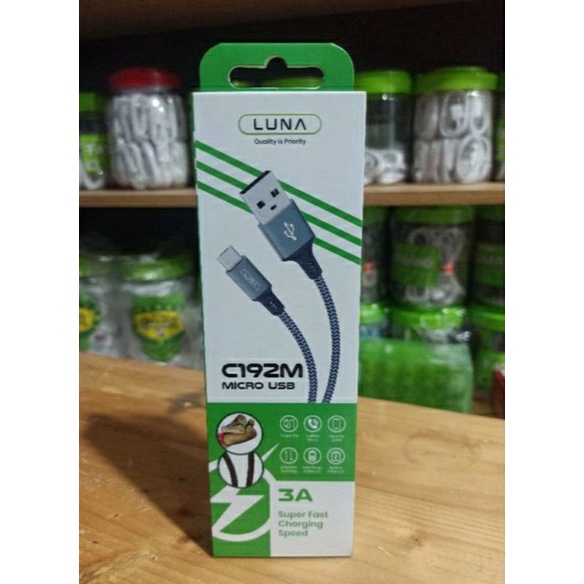 KABEL DATA LUNA C192M FAST CHARGING / LUNA KABEL DATA FAST CHARGING