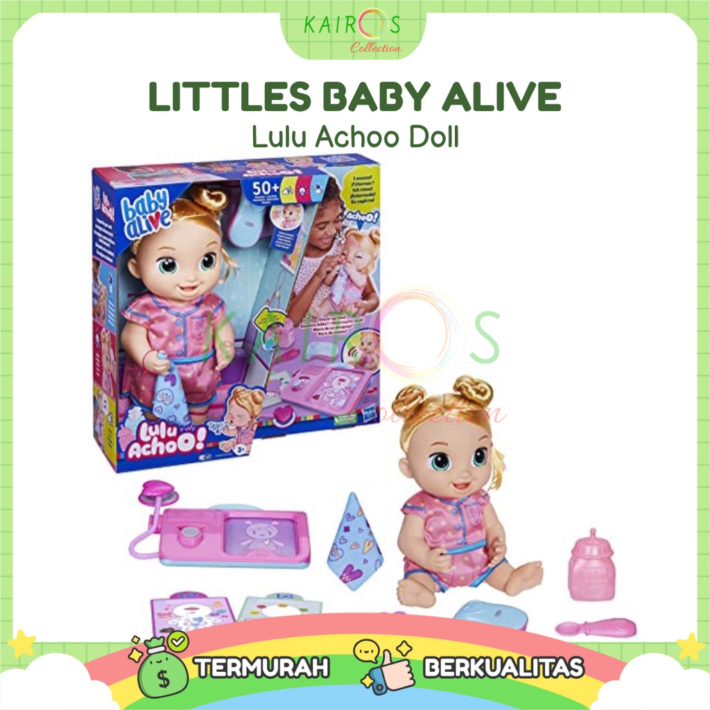 Baby Alive Lulu Achoo Interactive Doll || Mainan anak