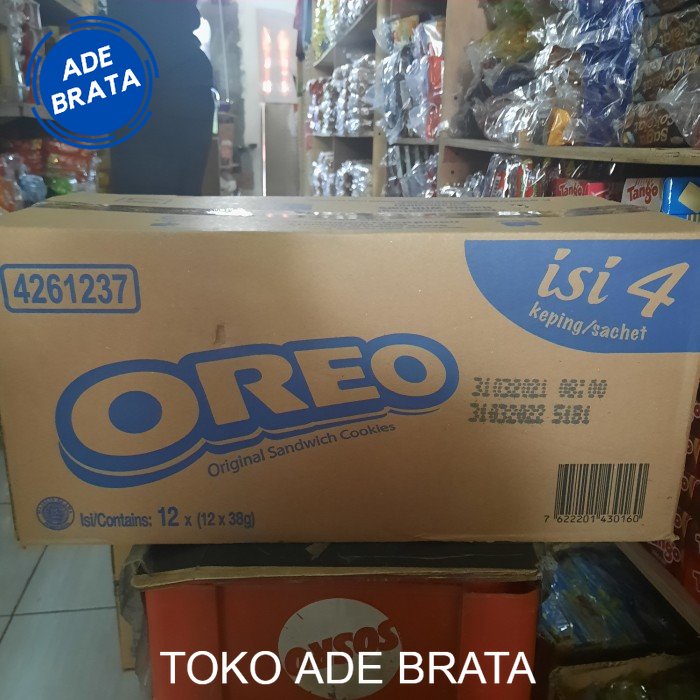 

oreo biskuit 1 dus isi 12 box