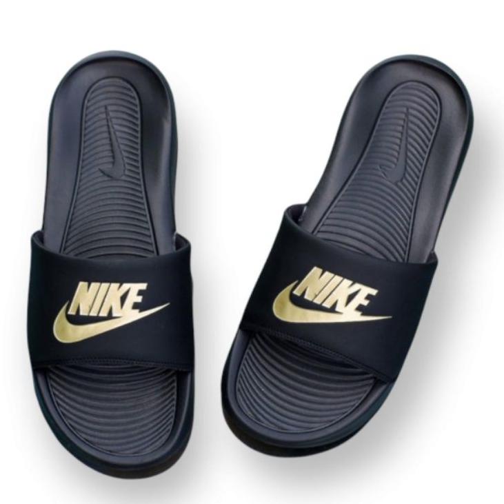 Paling Dicari Sandal Slop Pria Big Size premium Hitam putih Nike victory sandal slide sendal slip on