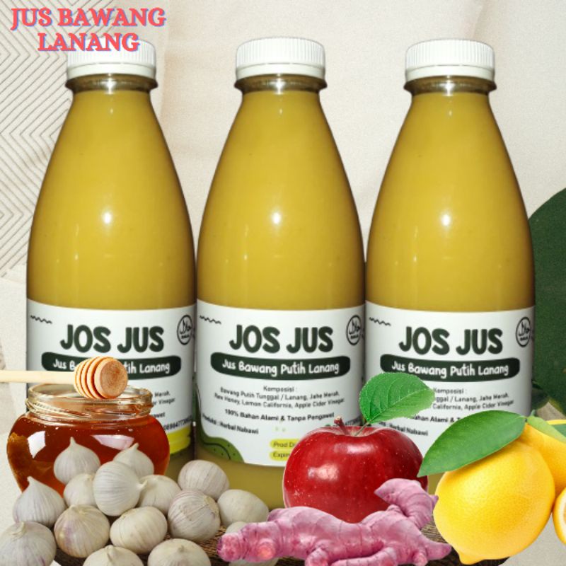 

Jus Bawang Lanang ORGANIC Bawang Putih Tunggal JOS JUS Garlic Paket Hemat 3 botol Imun Booster HERBAL NABAWI ID