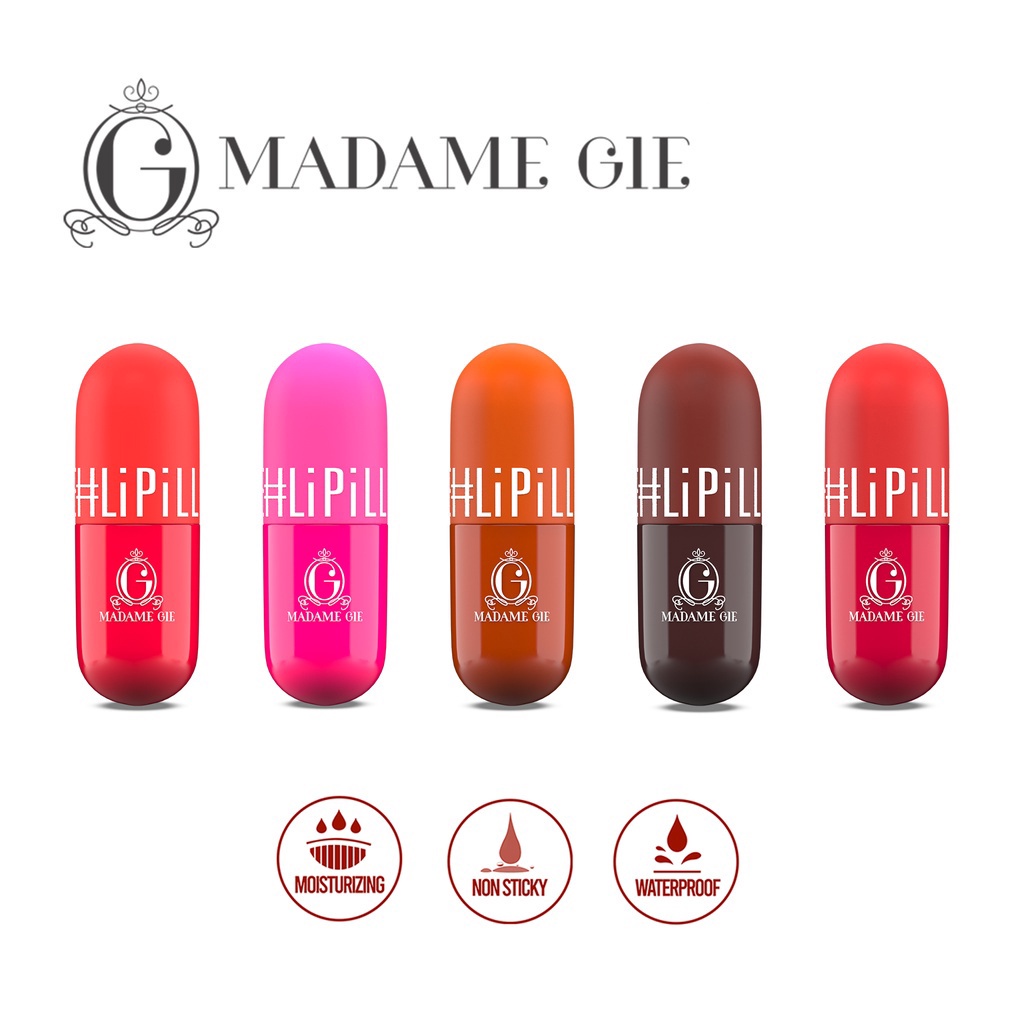 MADAME GIE LiPill | LIP TINT | LIP SERUM | LIPSTIK | Kosmetik Bibir