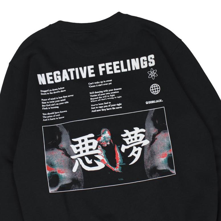 Sweater Dobujack / Sweater Dobujack Hitam Evacuation / Sweater pria (KODE 8281)