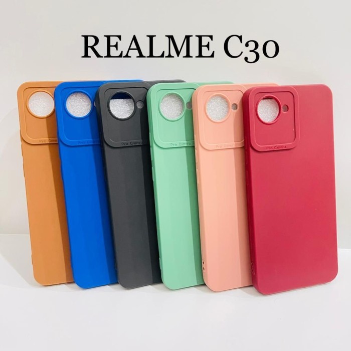 SOFTCASE PRO CAMERA REALME C30 / NARZO 50I PRIME MACARON - GA