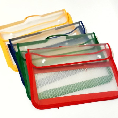 

Map Plastik Zipper Bag Kancing Dua Tenteng