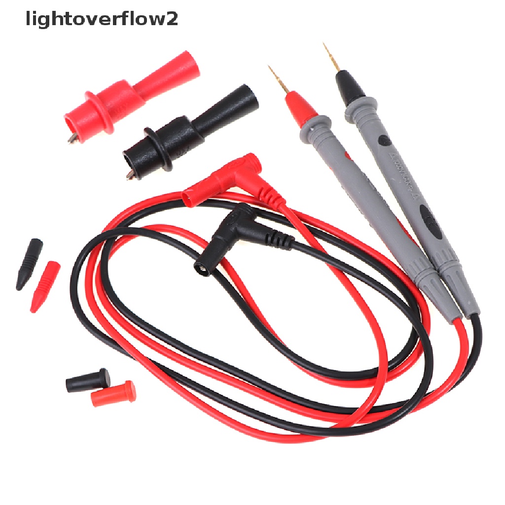 (lightoverflow2) 1000v20a Kabel Jepit Buaya Untuk Multimeter