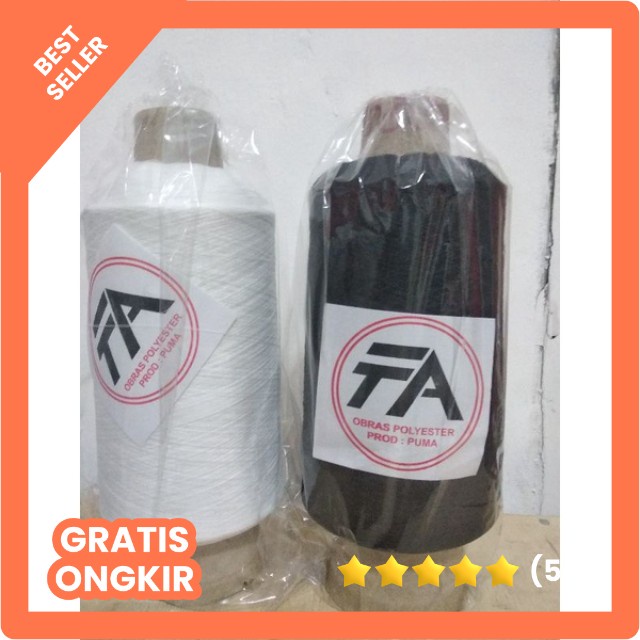 BENANG OBRAS POLYESTER BERAT -+250 GRAM | BENANG OBRAS MURAH