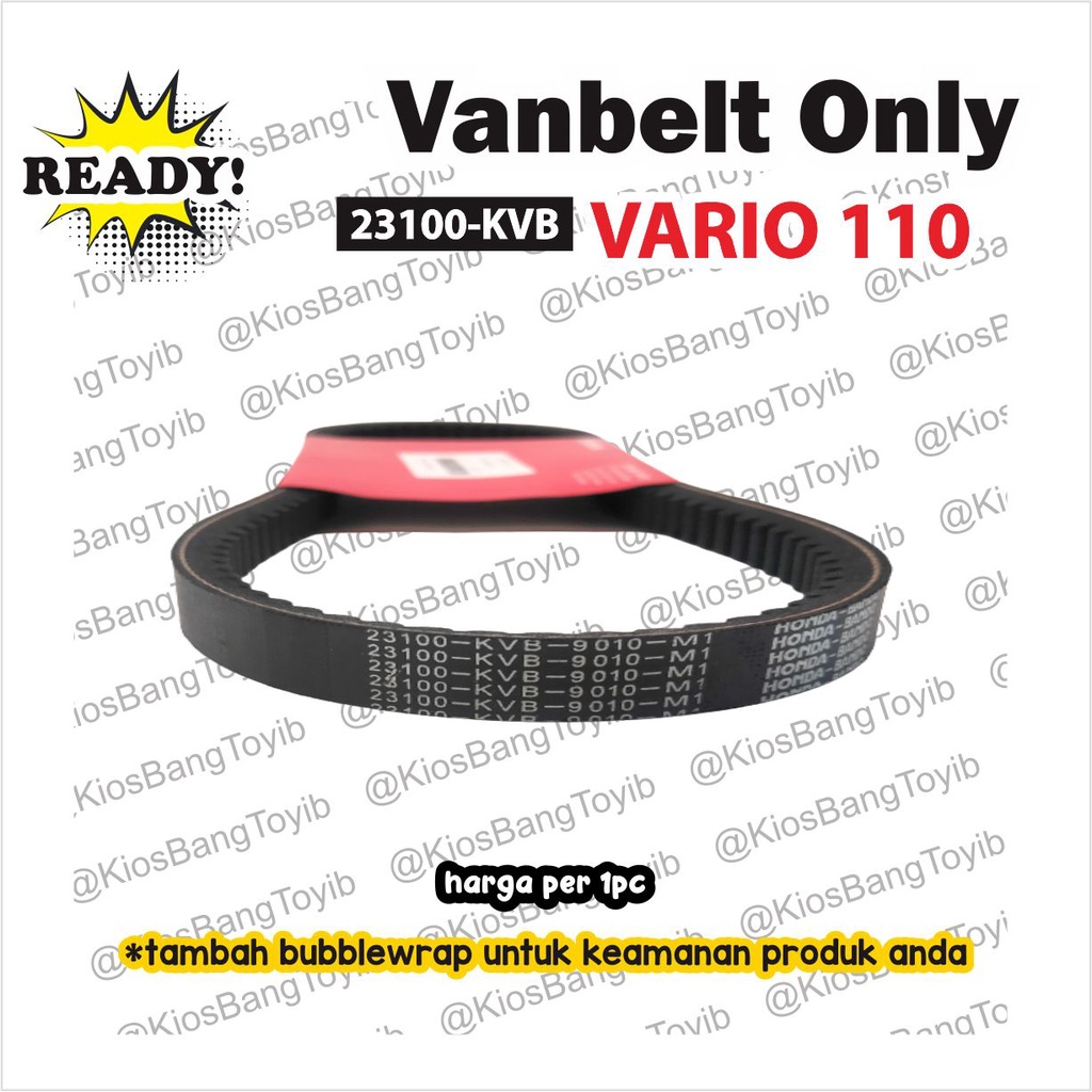 Vanbelt V-belt Vbelt Van Belt Only Honda Vario 110 Karbu (23100-KVB)