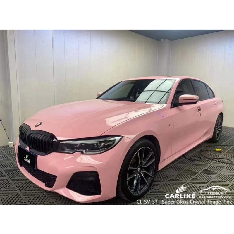 Sticker Fanchi FC219 Super Gloss Glossy Rouge Pink Premium Wrap per 50cm