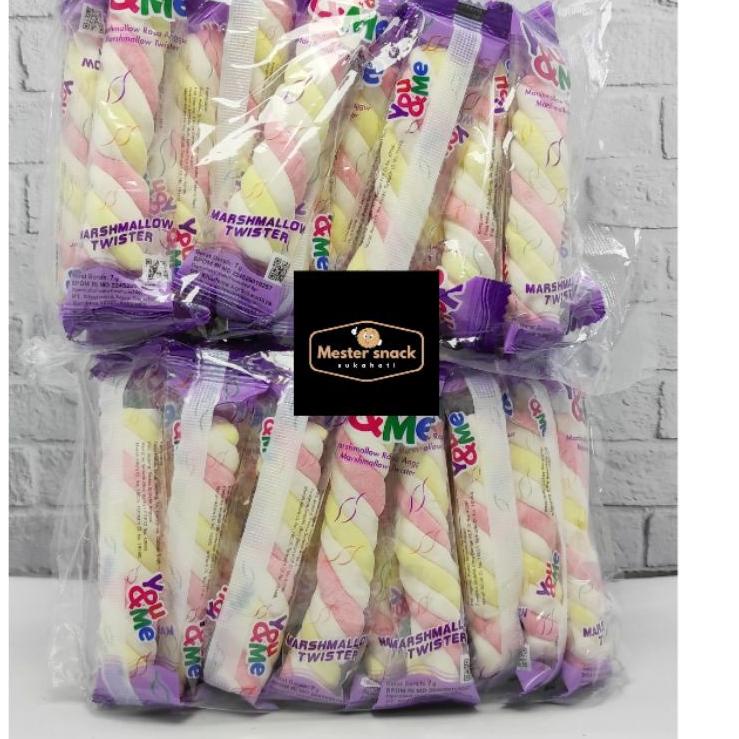 

Instan--Marshmallow Twister You&Me (1 pack isi 20 pcs)