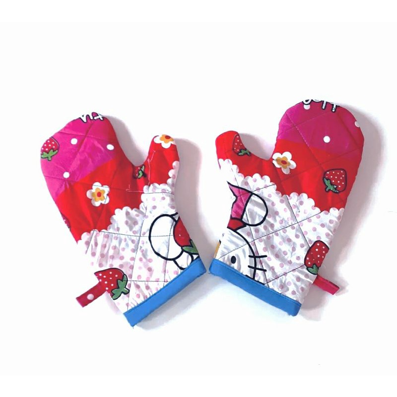 Sarung Tangan Oven Anti Panas Kain Lap Anti Panas Sarung Tangan Tatakan Air Cempal Anti Panas Sarung