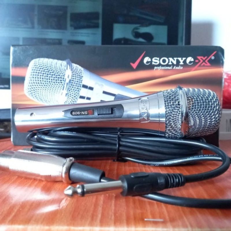 MIC KABEL COLOKAN MICROPON SONY SN 909 WARNA GOLD