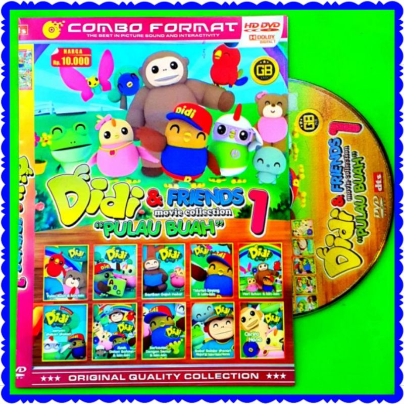 KASET FILM ANAK TERBARU KARTUN DIDI AND FRIENDS BAHASA INDONESIA-MAINAN ANAK FILM TERLARIS