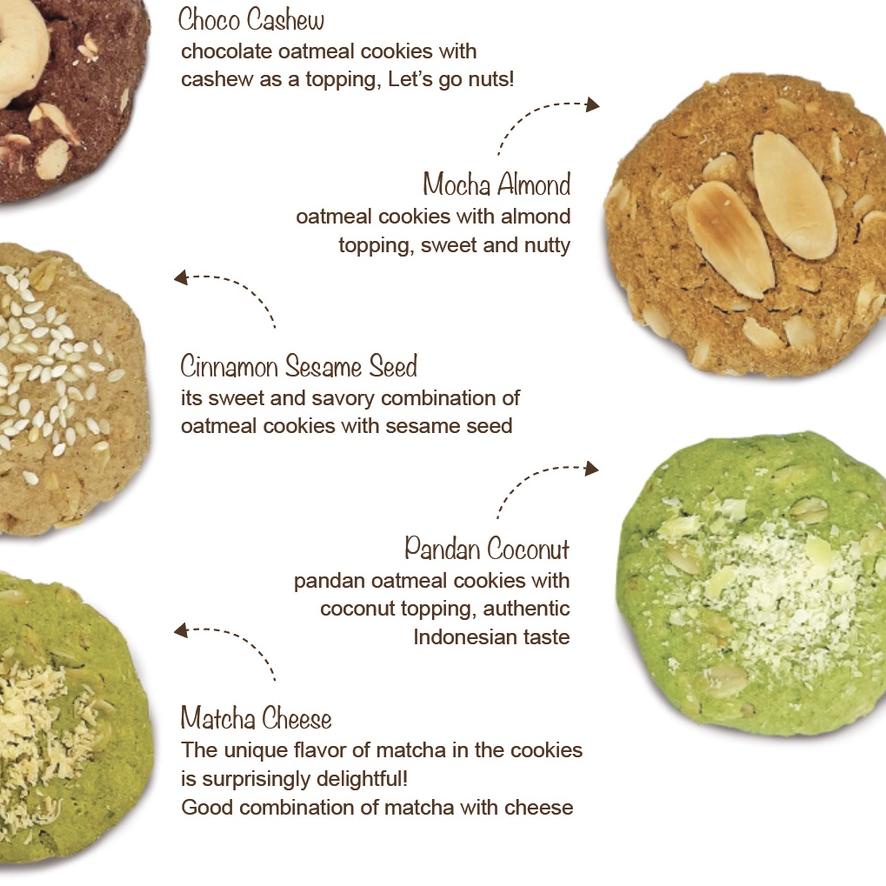 

11.11✔️Livwell – KUE KERING OATMEAL 150 gr - Parsel MOONCAKE festival / Ulang Tahun / GWS / baby born (FREE CARD)|SQ2