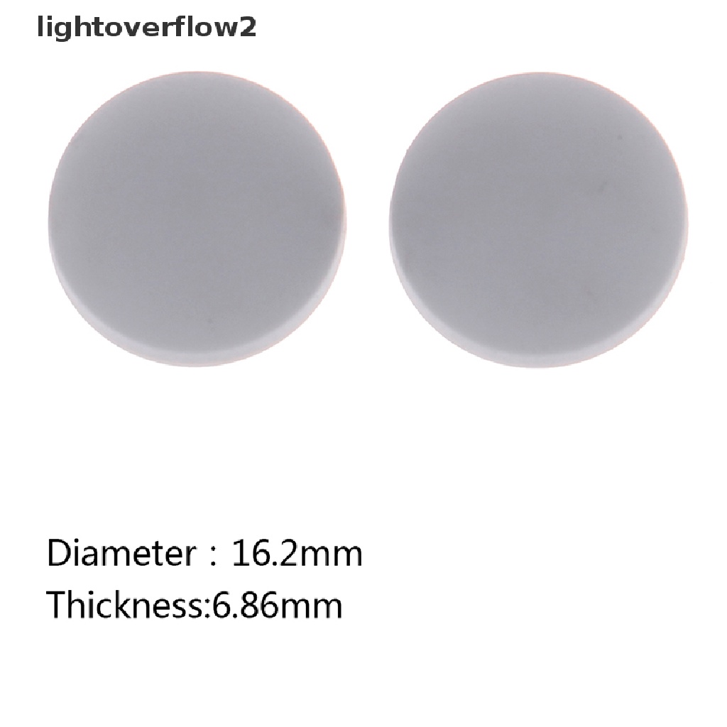 (lightoverflow2) 2pcs Pad Kaki Laptop Bahan Karet 16.2mm Untuk Dell MSI Lenovo ASUS HP Acer